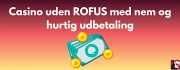 Bedste Casino Udenom ROFUS - Find Dit Ideelle Spilsted